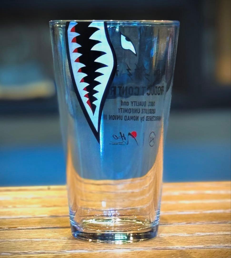 セット販売 H&Oサメ パイントグラス 2個 サメクージー1つ