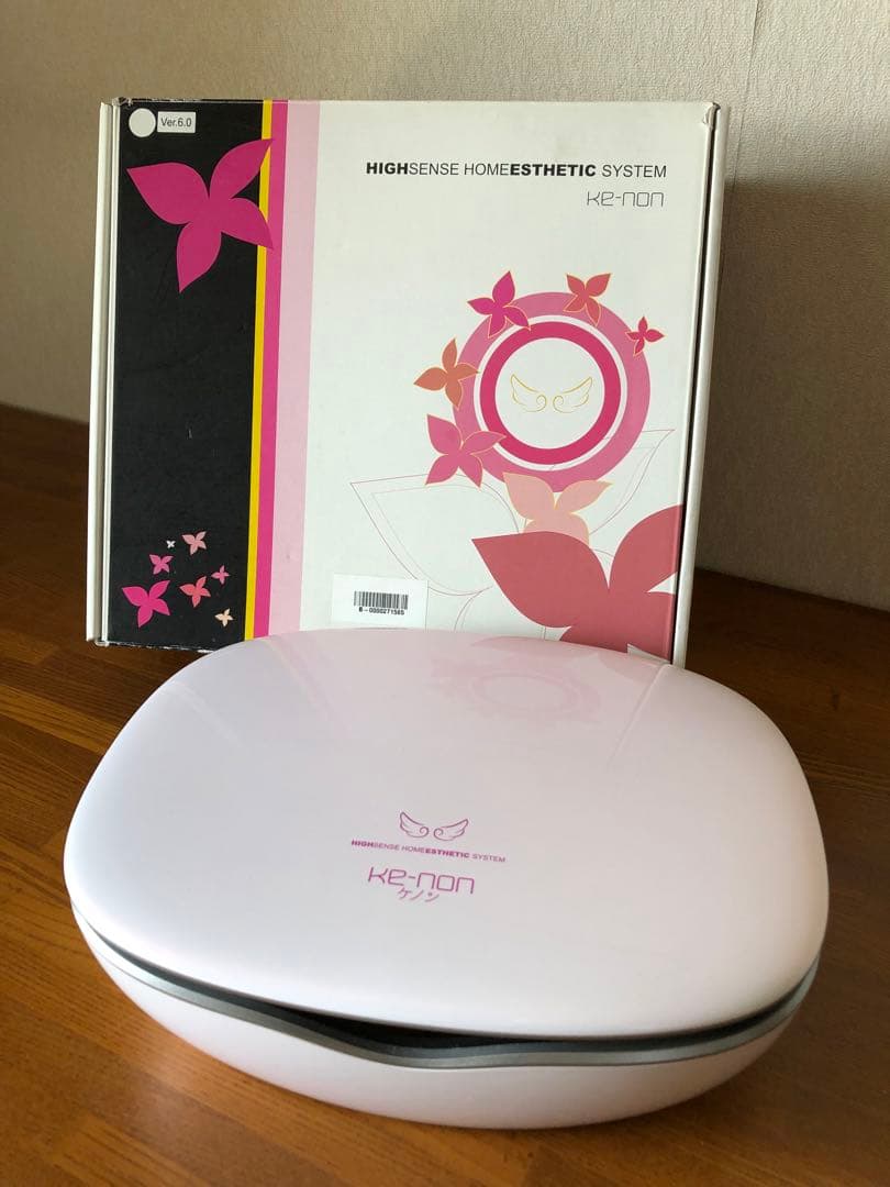 脱毛器 ケノン ver6.2 パールホワイト カートリッジ4種類 ケノン 脱毛