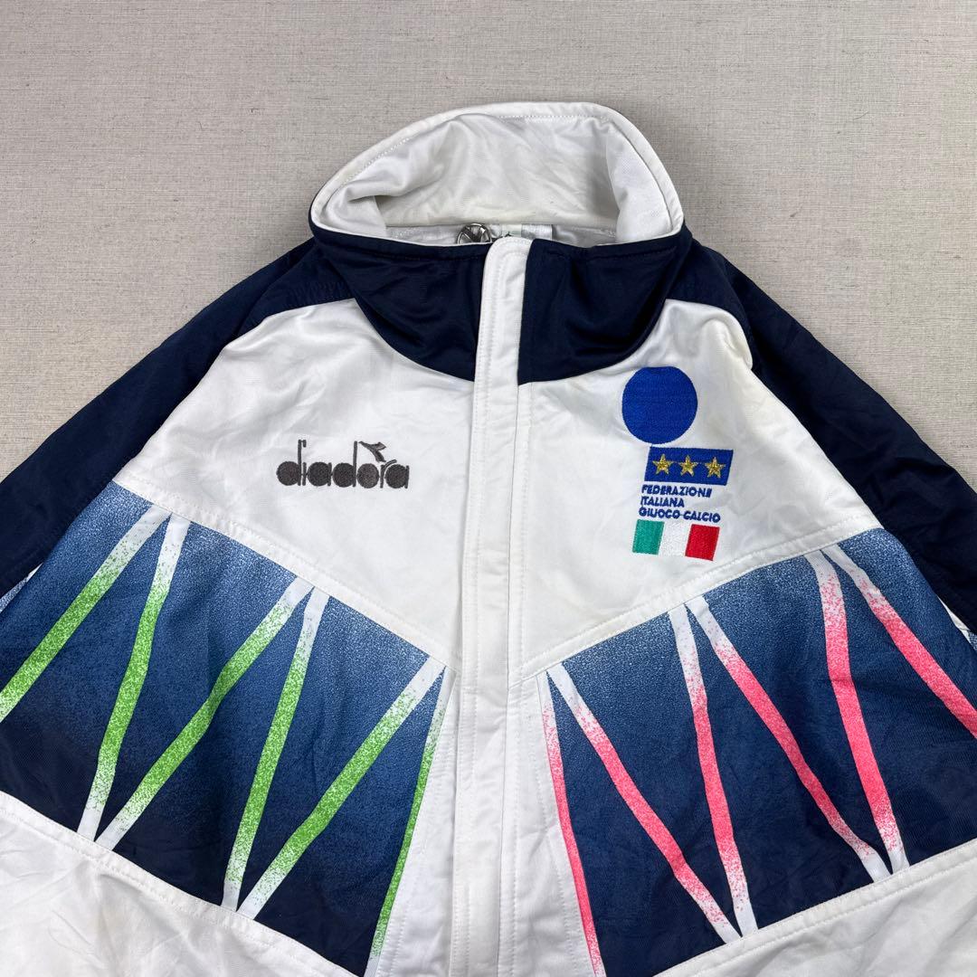 93-94 ディアドラ サッカー イタリア代表 トラックジャケット L