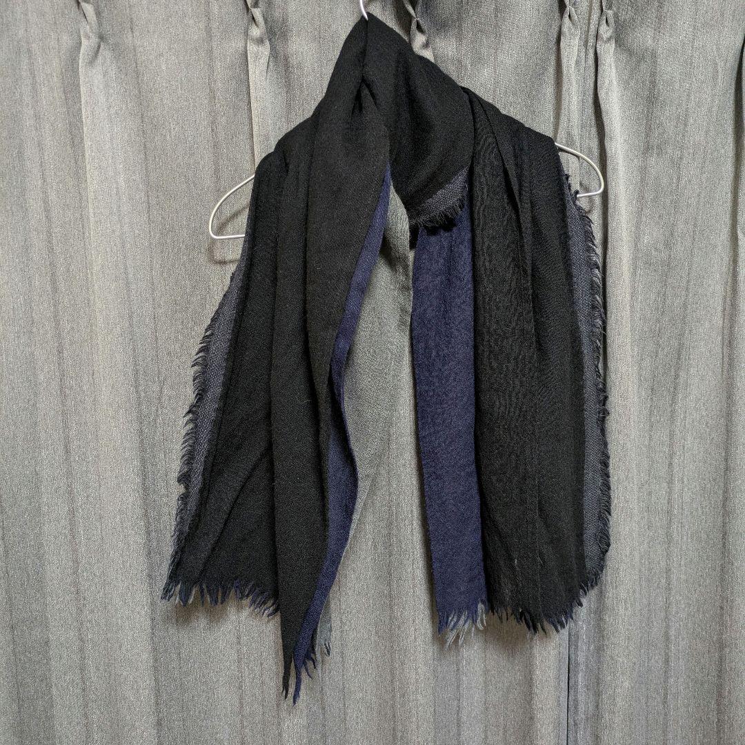 SUNSPEL 572-2278001 カシミヤ100％ ストール マフラー 黒