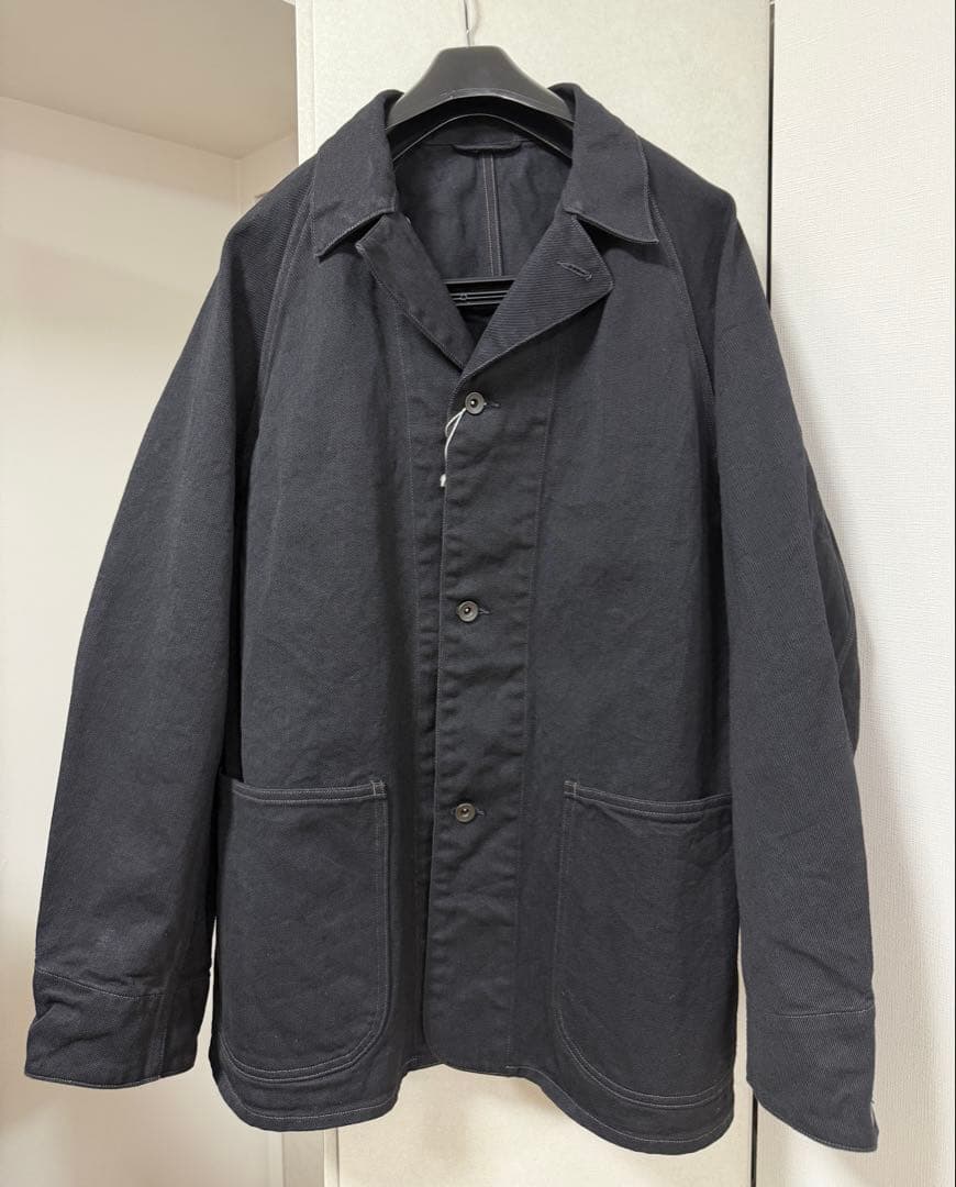 COMOLI 26SS BLACK DENIM WORK JACKET サイズ2 - メルカリ