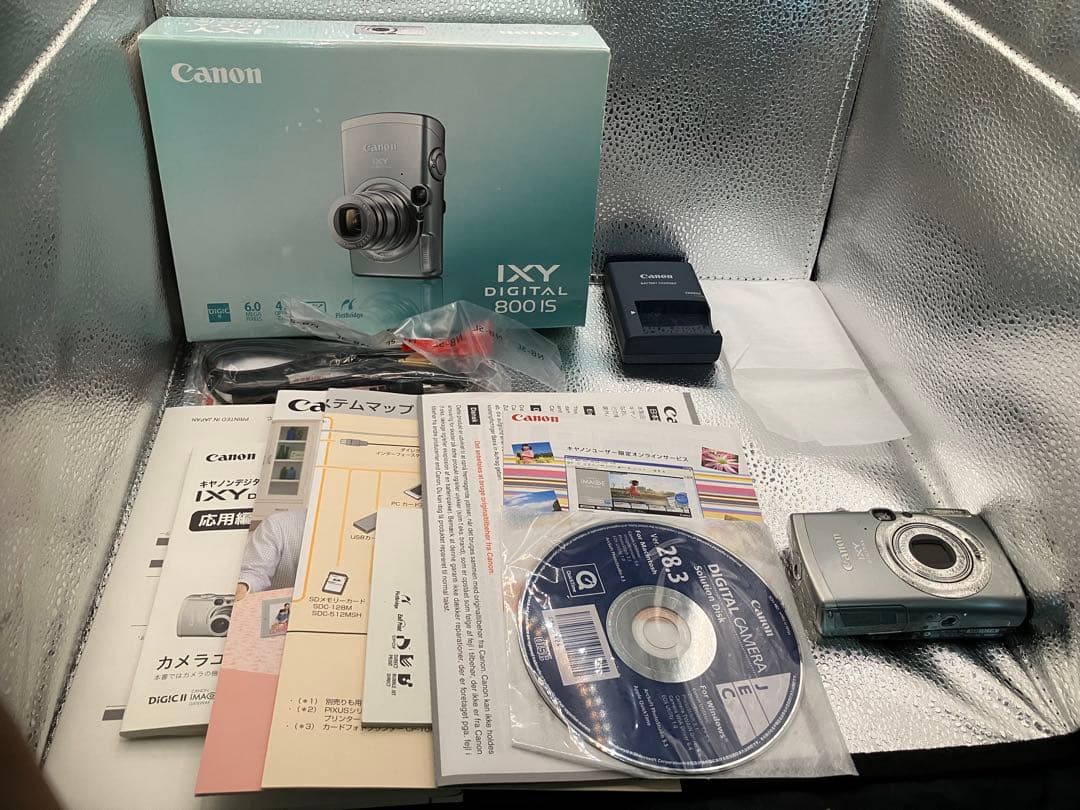Canon IXY DIGITAL 800 IS 箱・充電器付 動作確認済