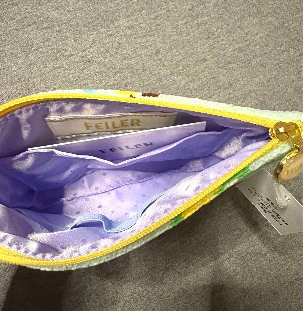 神崎恵 FEILER フェイラー コラボ ポーチ ペールグリーン 抽選販売品