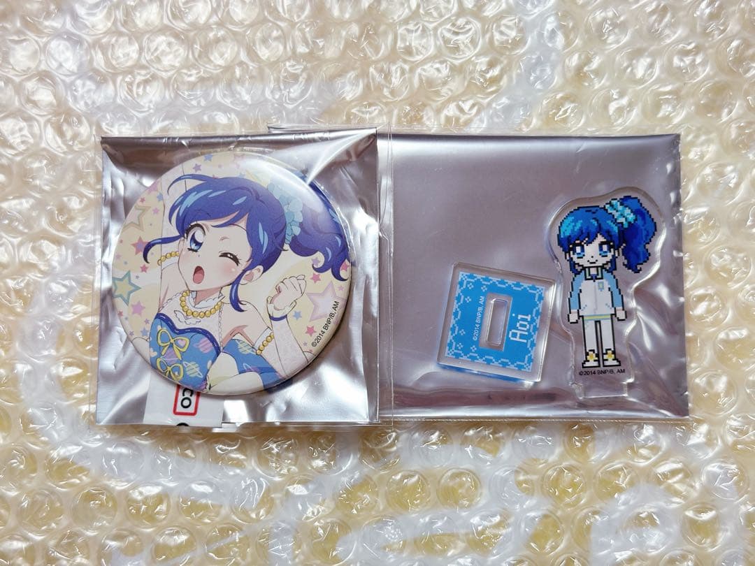 セール中】アイカツ！霧矢あおい 缶バッジ アクスタ セット - メルカリ