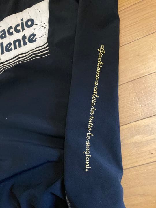 サッカーウェア errea イタリア L パルマ 胸プリントヒビ割れ