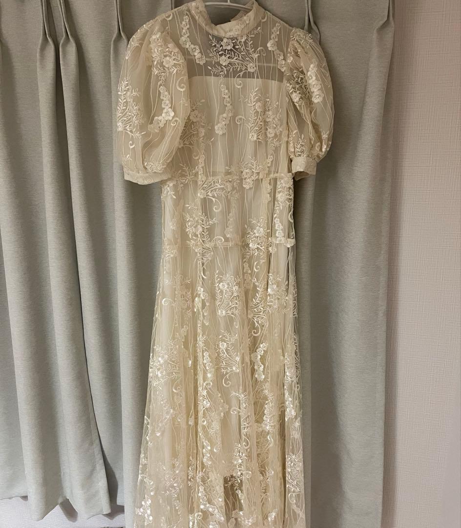 Acka. lace flare dress size1 - スーツ・フォーマル・ドレス