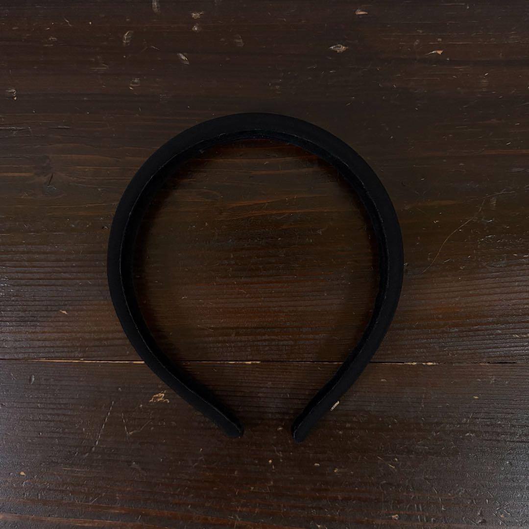 ALEXANDRE DE PARIS ヘッドバンド サテン ブラック です♩