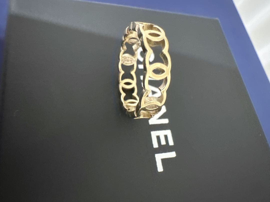 CHANEL シャネル アラウンド ココマークリング AB6413 ゴールド - メルカリ