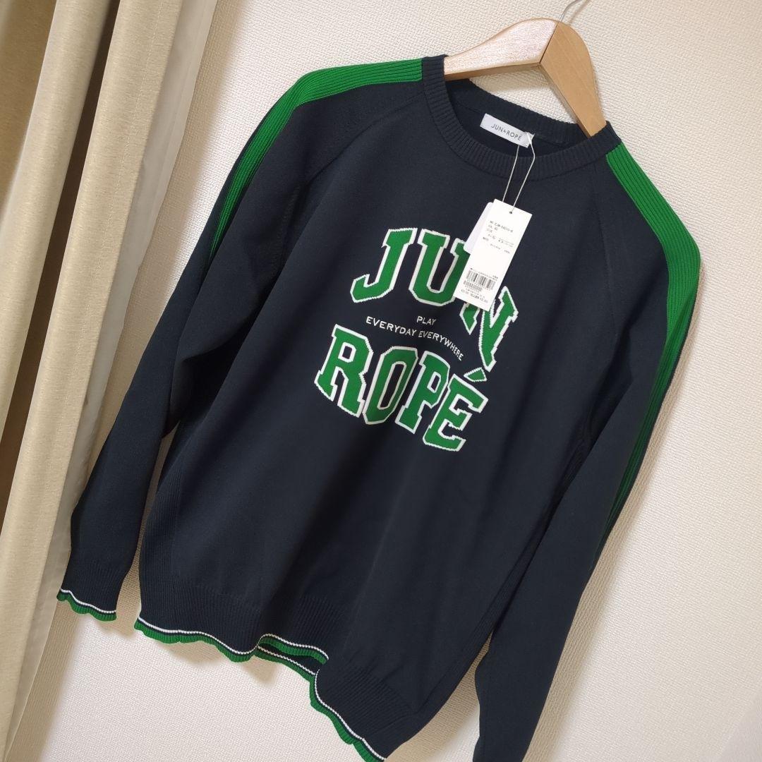 ☆新品☆JUN&ROPE 2024年モデルカレッジロゴニット サイズ XL