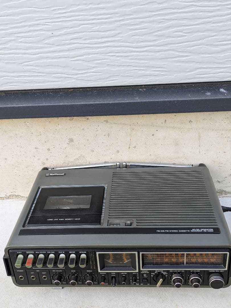 ☆National ステレオラジオカセットレコーダー ラジカセ RS-4400