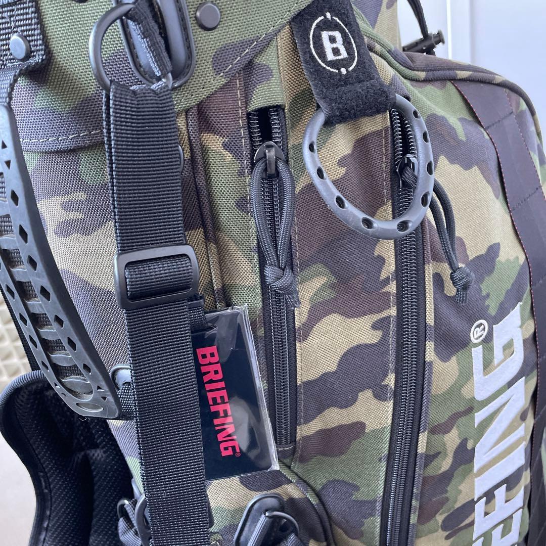 BRIEFINGブリーフィング スタンドキャディバッグCR-4 カモフラ【美品