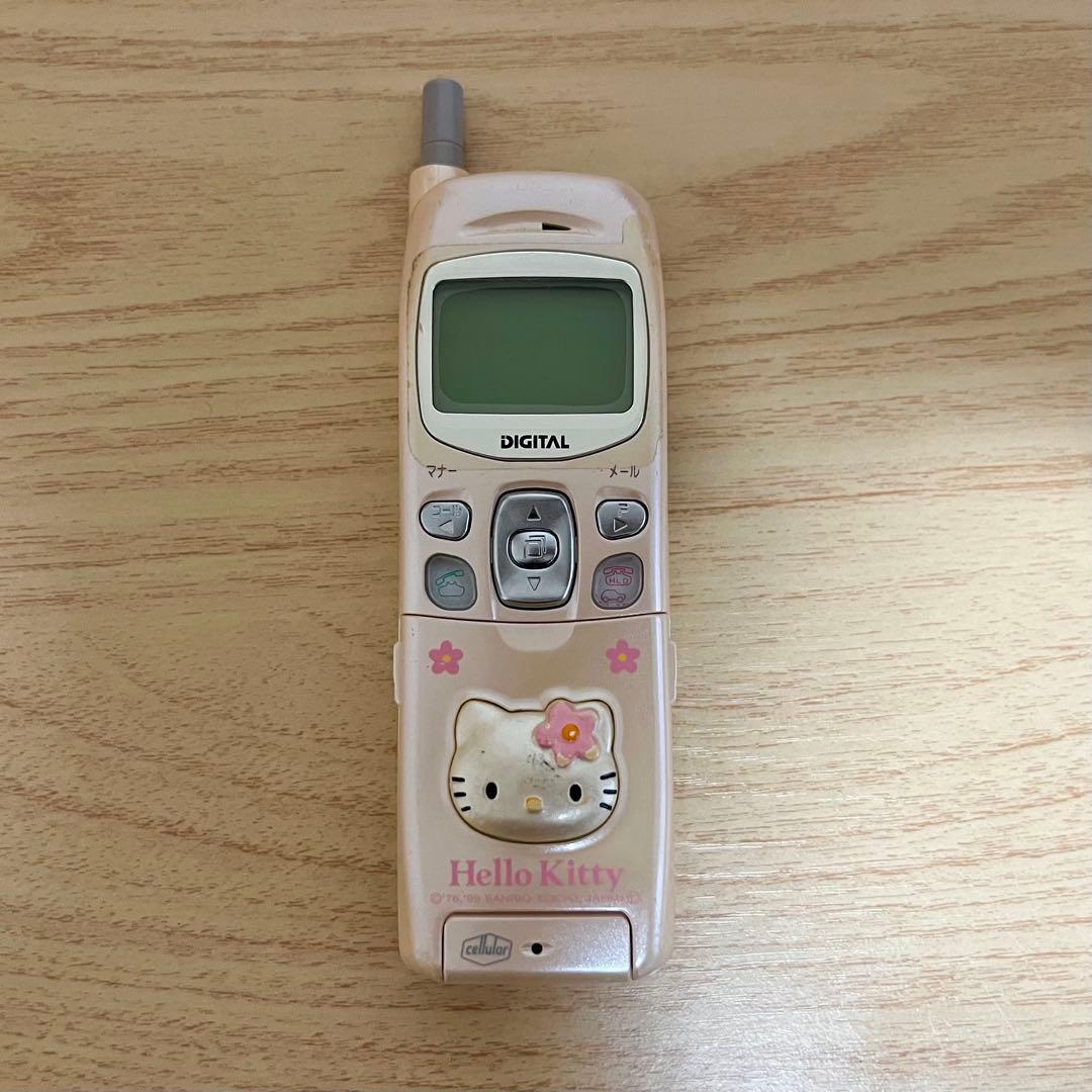 レア】ハローキティ 携帯電話 ガラケー セルラー cellular 平成レトロ