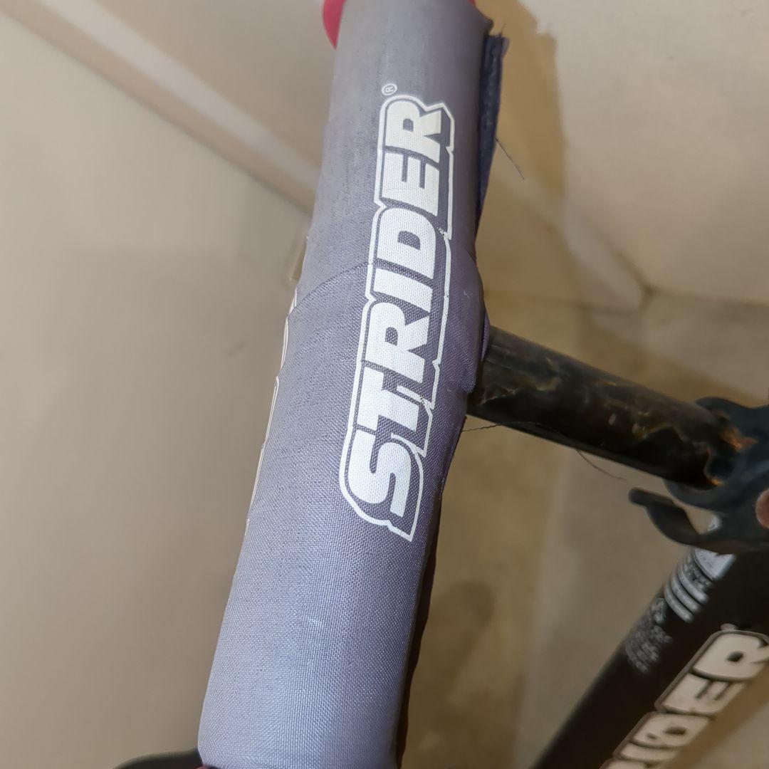 STRIDER バランスバイク ブラック ピンクカスタマイズ カスタム