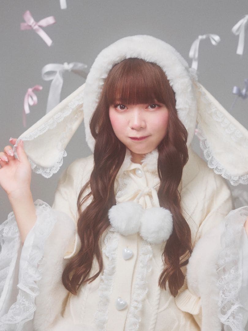 最終値下げ】Ank Rouge うさちゃんニットポンチョの通販はau PAY