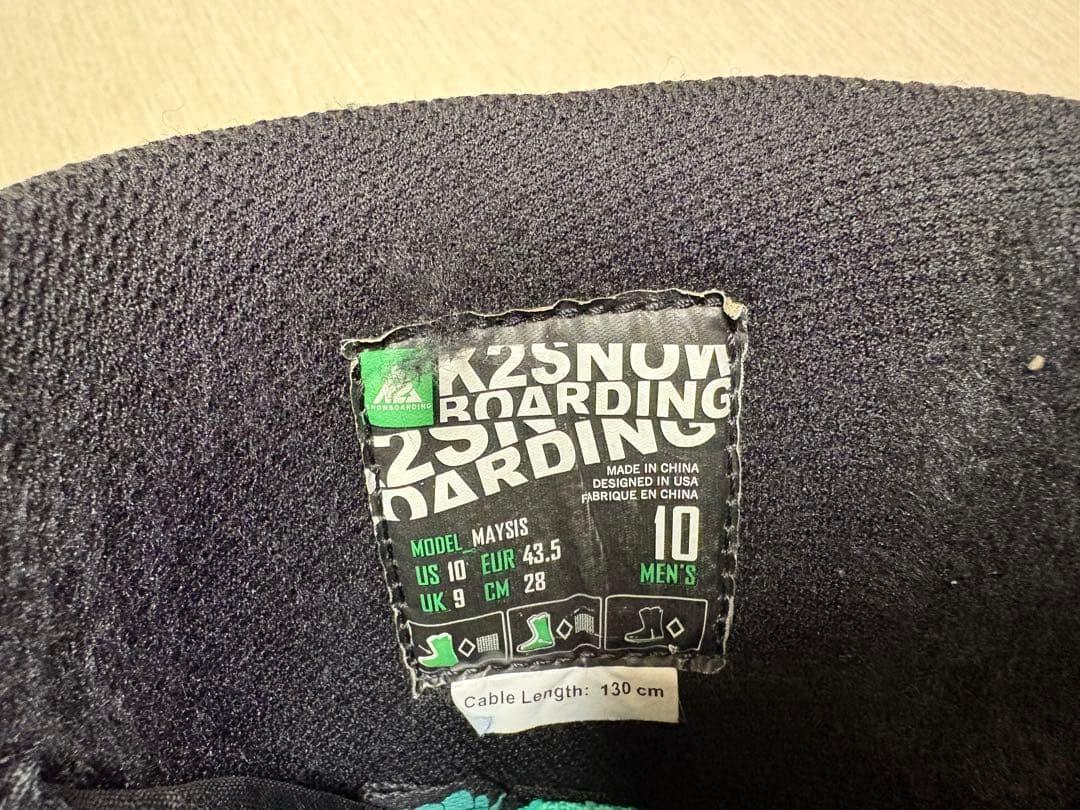 K2 PARKSTARボード K2 FORMULA ビンディング K2 ブーツ白 - メルカリ