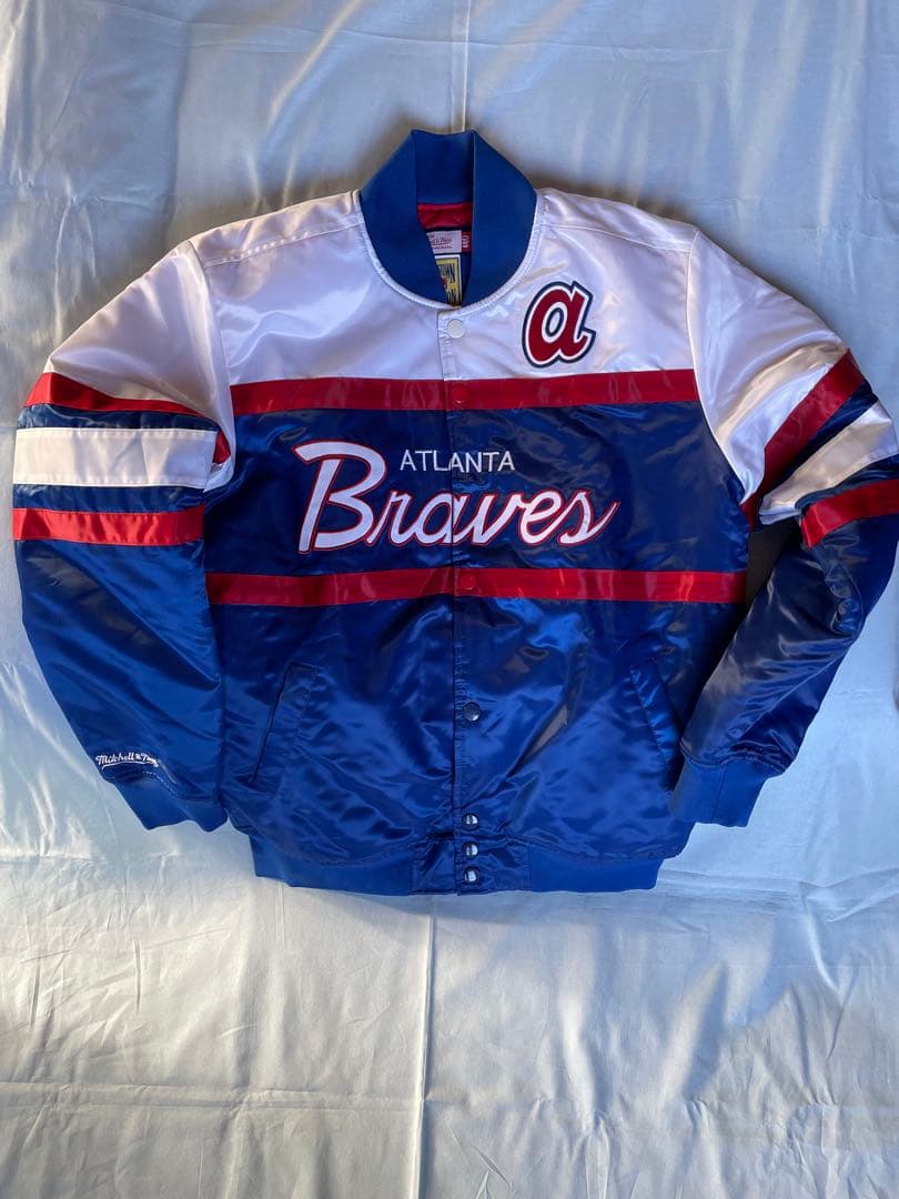 ミッチェルアンドネス　ATLANTA BRAVES スタジャン ミッチェルアンドネス ATLANTA BRAVES スタジャン - メルカリ