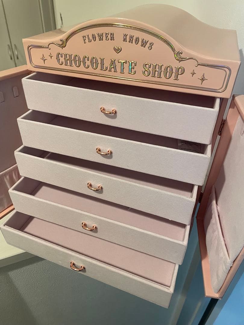 フラワーノーズ チョコレートシリーズ 限定ALLIN 収納BOX フラワー