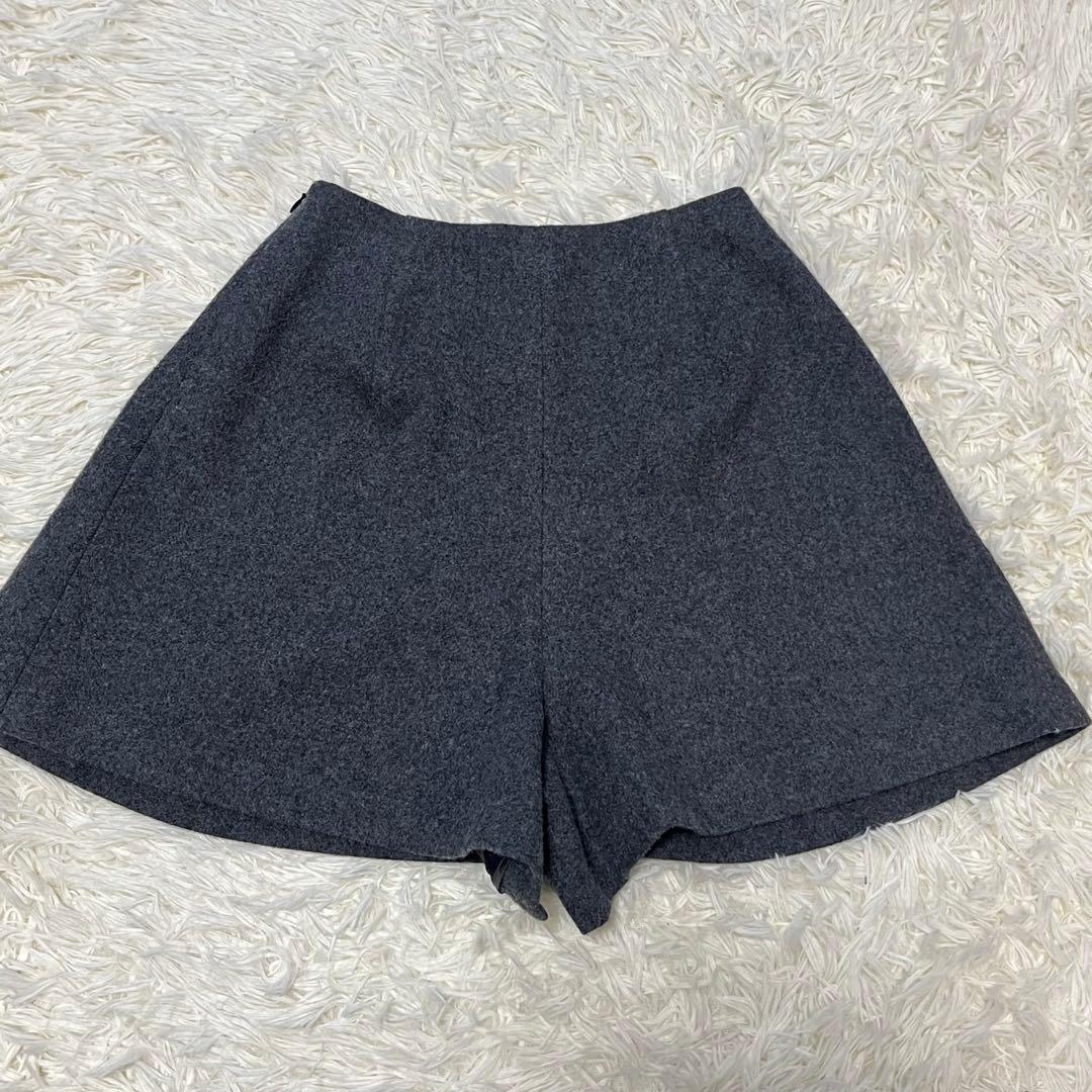 sheller シェリエ キュロット ウール グレー Mサイズ - メルカリ