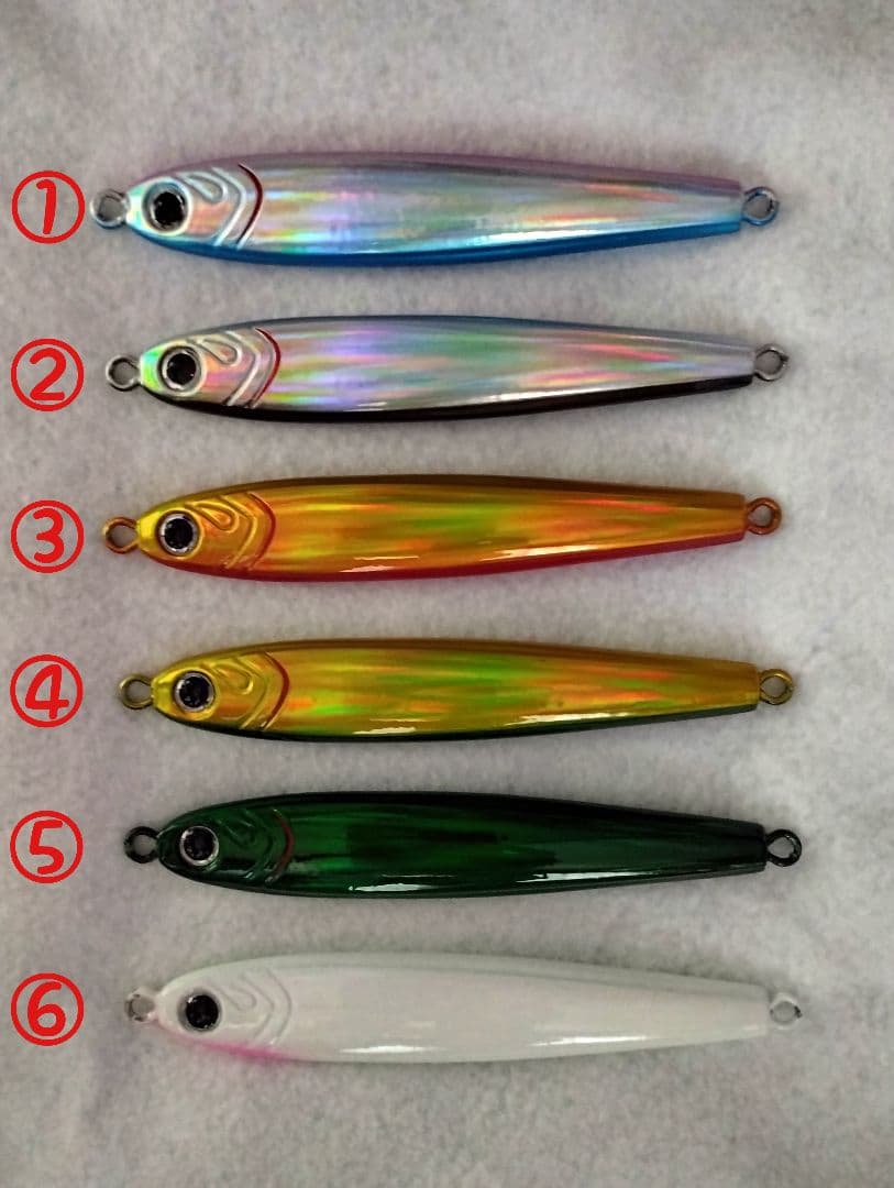 10本 セット 180g 組合せ自由 メタルジグ TGベイト 形状 高比重