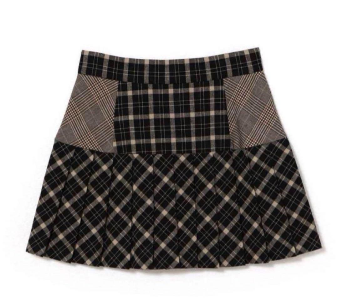 アンドマリー ミニスカート ANDMARY】Bibi pleats mini skirt
