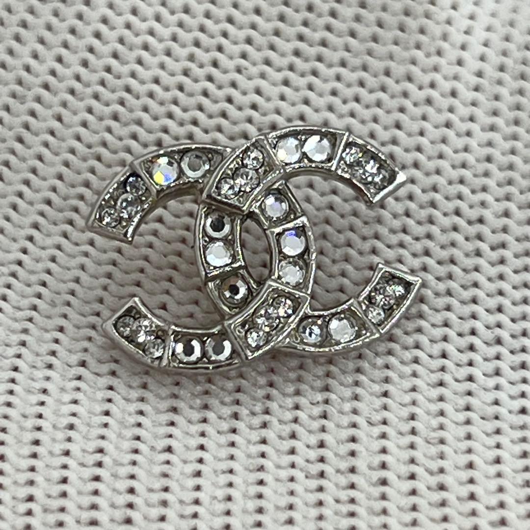 CHANEL ココマーク C20 A ラインストーン キラキラ ピアス 0619 - メルカリ