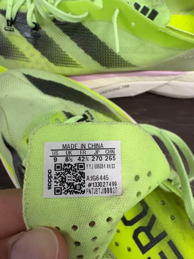 スパイク・シューズ ADIDAS ADIZERO ADIOS PRO3 27.0cm