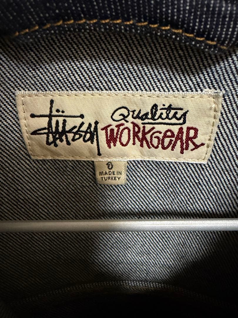 Stüssy インディゴトラッカージャケット Sサイズ - メルカリ