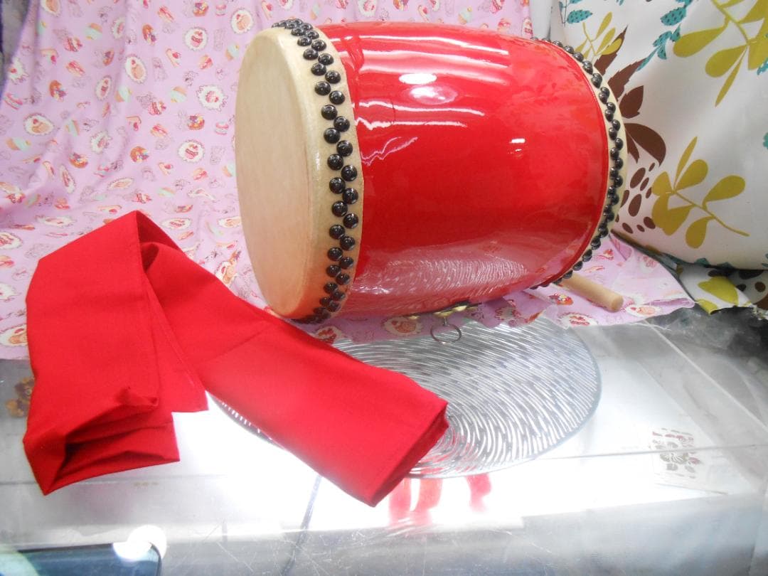 送料無料)13. N小太鼓24cm 子供用小太鼓撥サージ付き