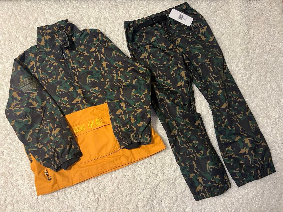 スノーボードウェア 迷彩 上下セット スキーウェア 上下セット レディース メンズ 迷彩 スノーボード