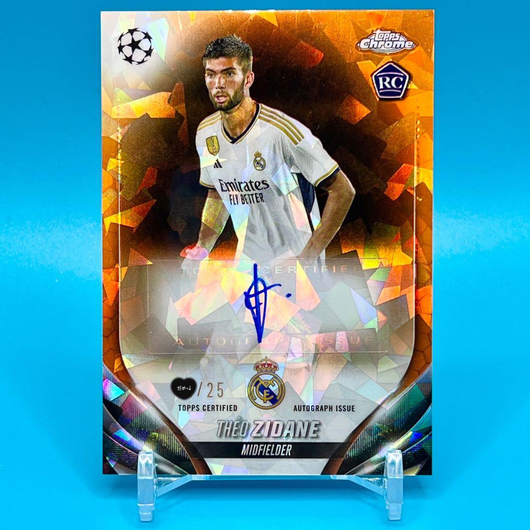Topps THEO ZIDANE ジダン RC 直筆サイン 世界25枚限定 - メルカリ