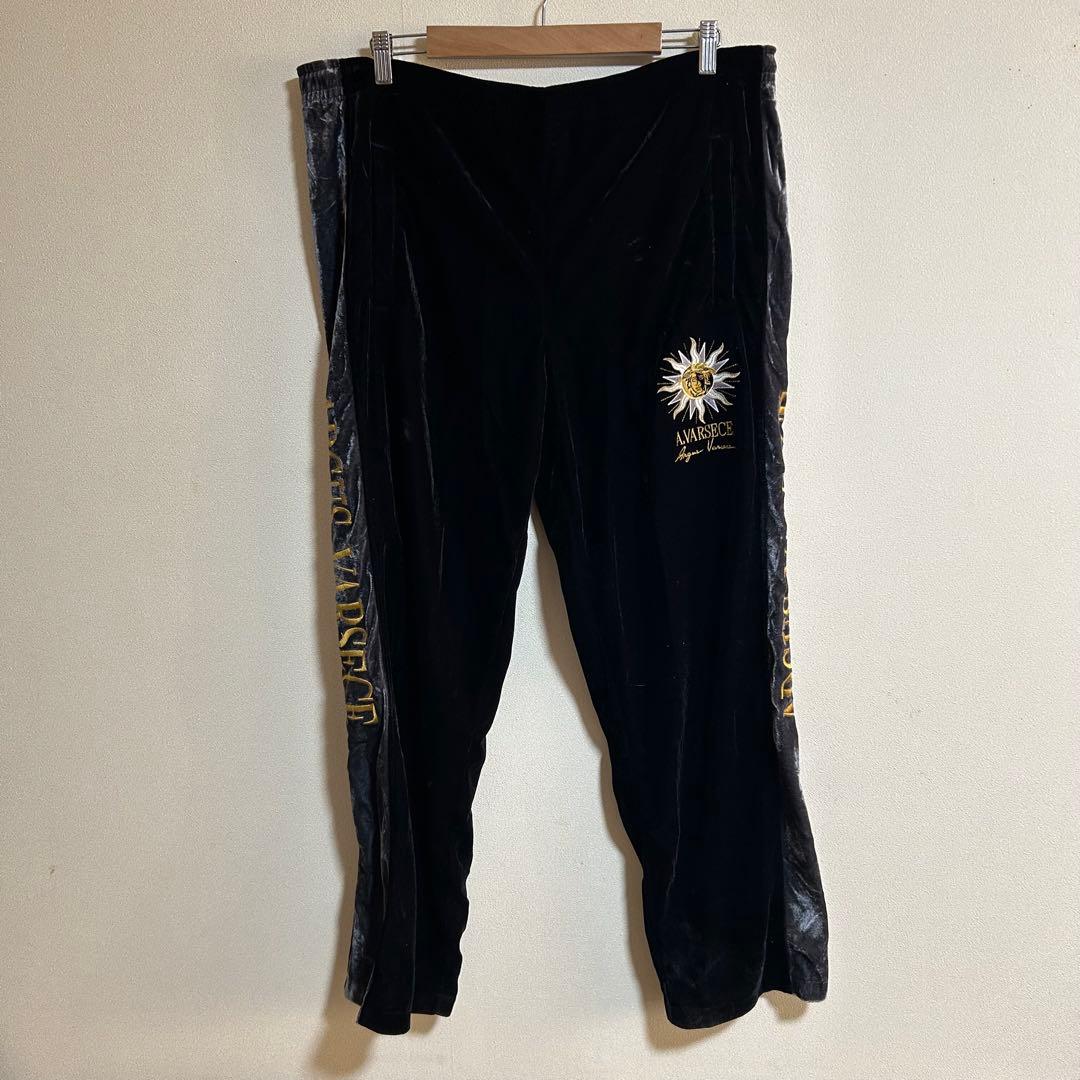 VERSACE ヴェルサーチ ベロア セットアップ パーカー パンツ - メルカリ