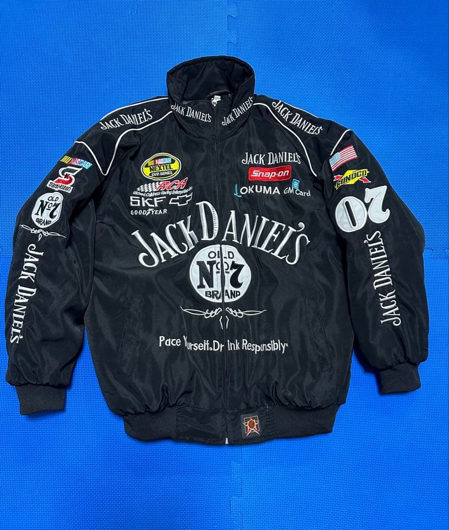 希少Mサイズ】ジェフハミルトンジャックダニエルレーシングジャケット