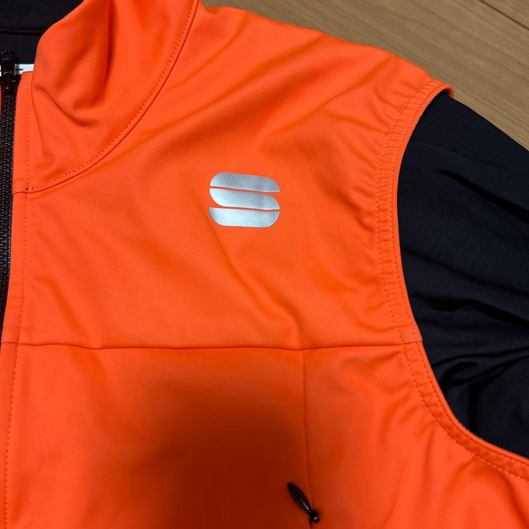 kimmuuuyさん専用】sportful サイクルジャージ オレンジ/黒