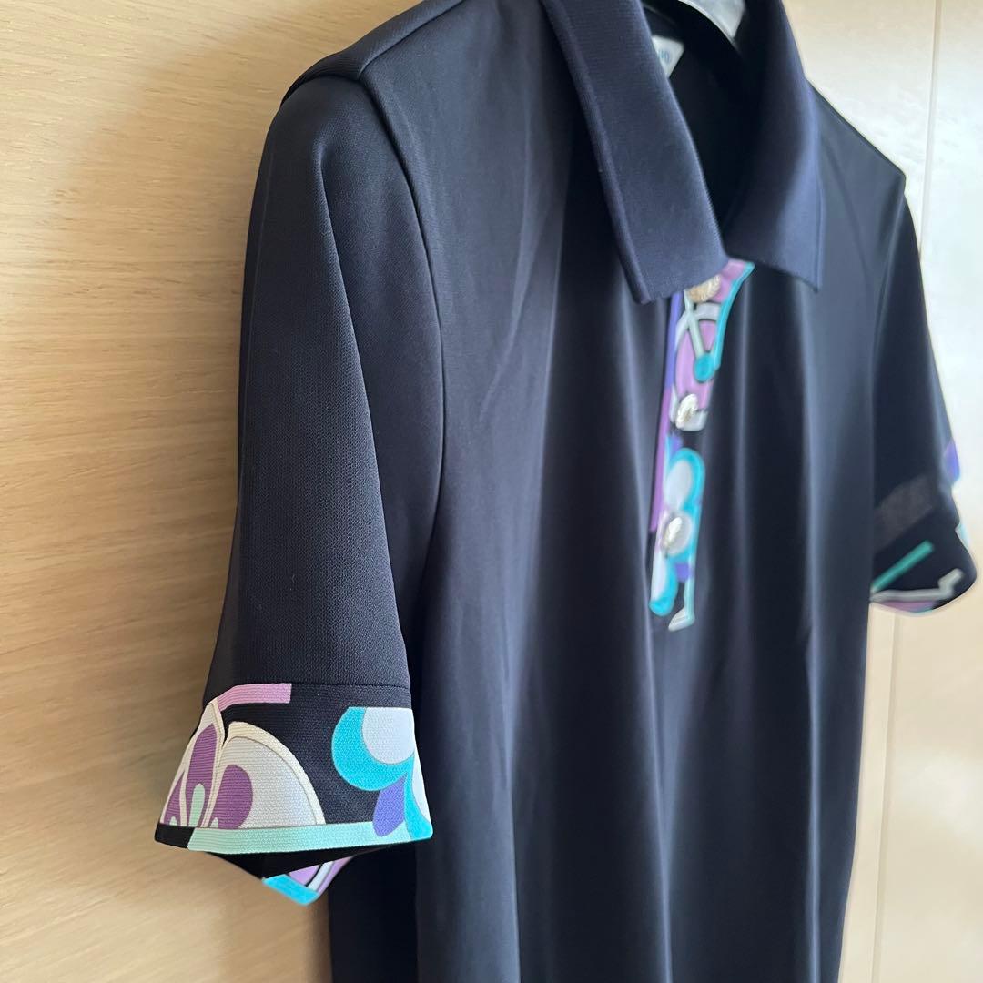 LEONARD レオナール シャツ カットソー ポロシャツ 花柄