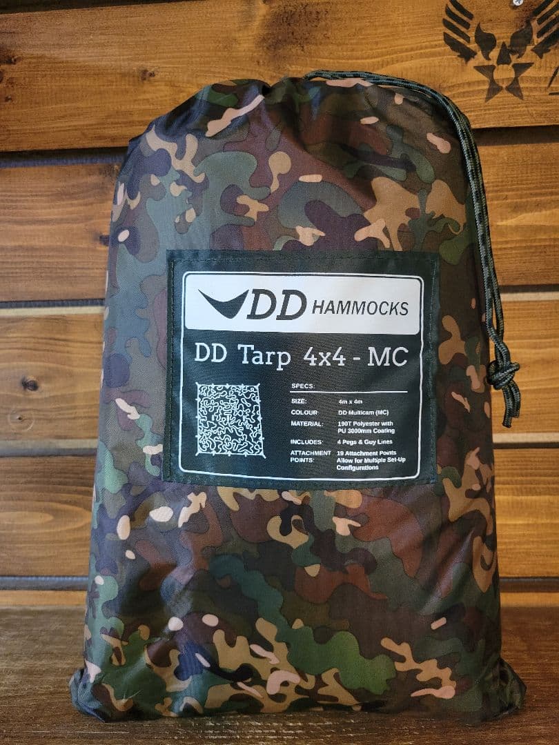 [美品]　DD Tarp 4x4 - MC マルチカム Amazon.com: DD Hammocks Tarp 4x4 - MC (13ft x13ft) - 100