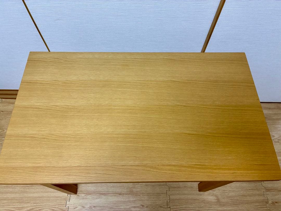 無印良品 パソコンデスク 木製デスク ブラウン系 勉強机 作業台