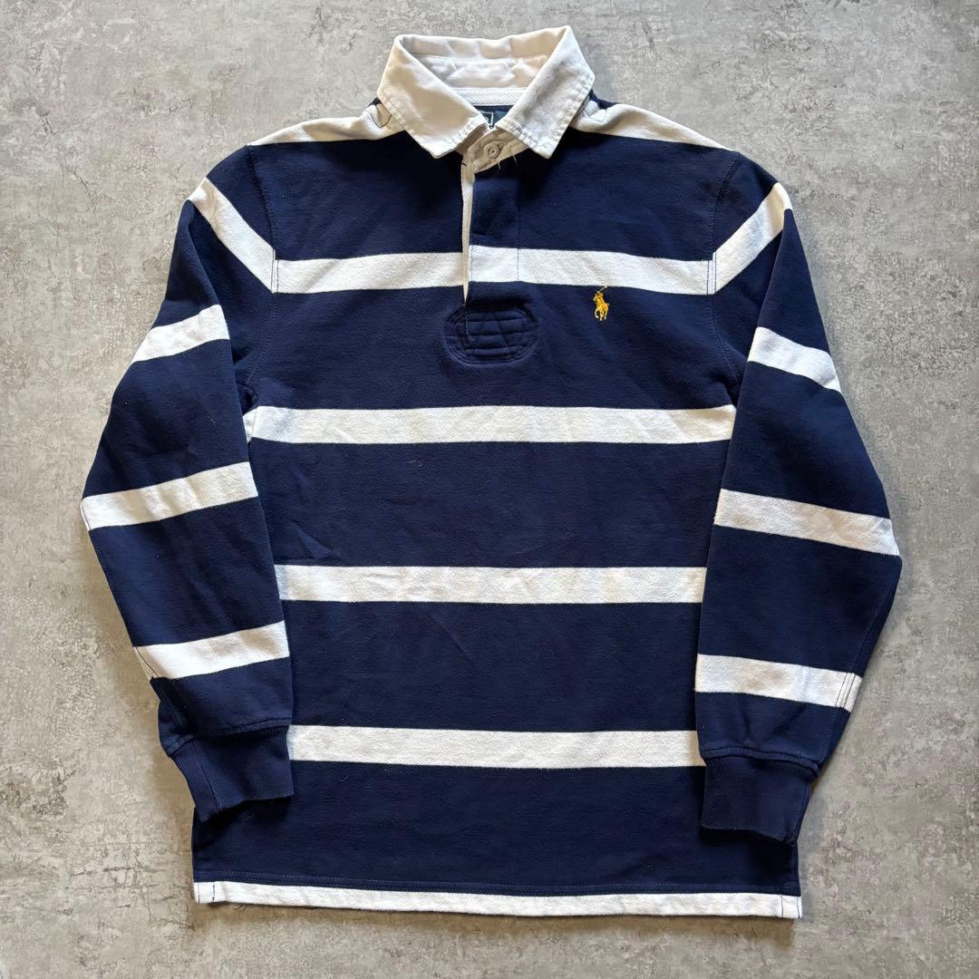 常田大希着90s Ralph Laurenラルフローレン ラガーシャツ ボーダー