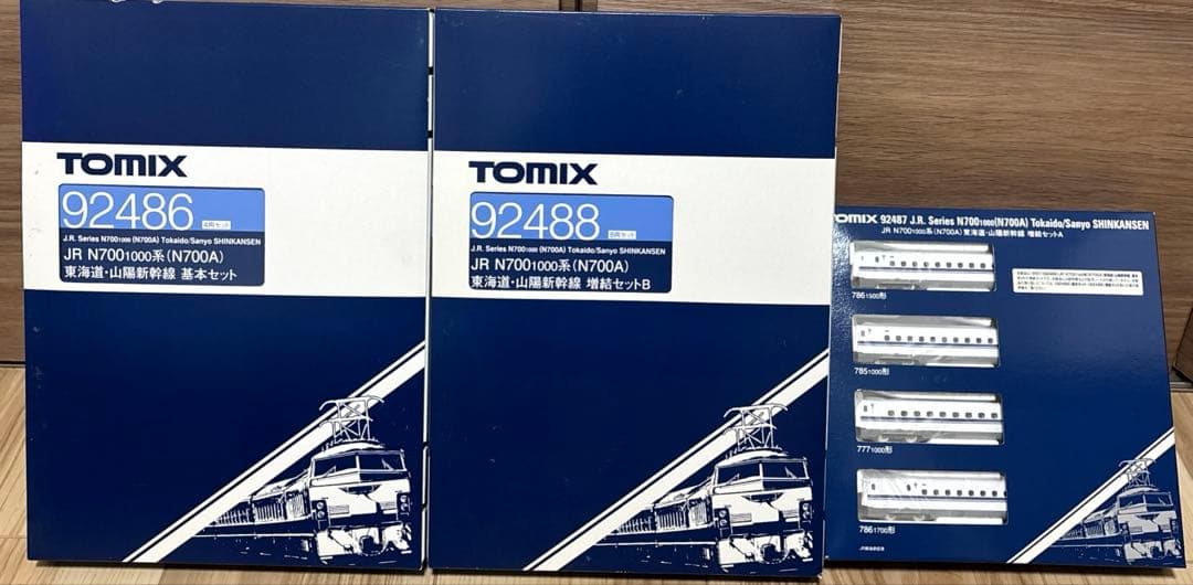 TOMIX 92486,94827,94828 N700A1000系フルセット JR N700-1000系(N700A)東海道・山陽新幹線増結セットB｜製品情報｜製品
