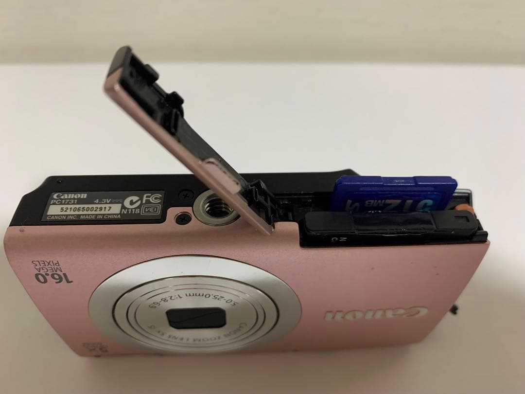 Canon 16.0MP ピンク コンパクトデジタルカメラ