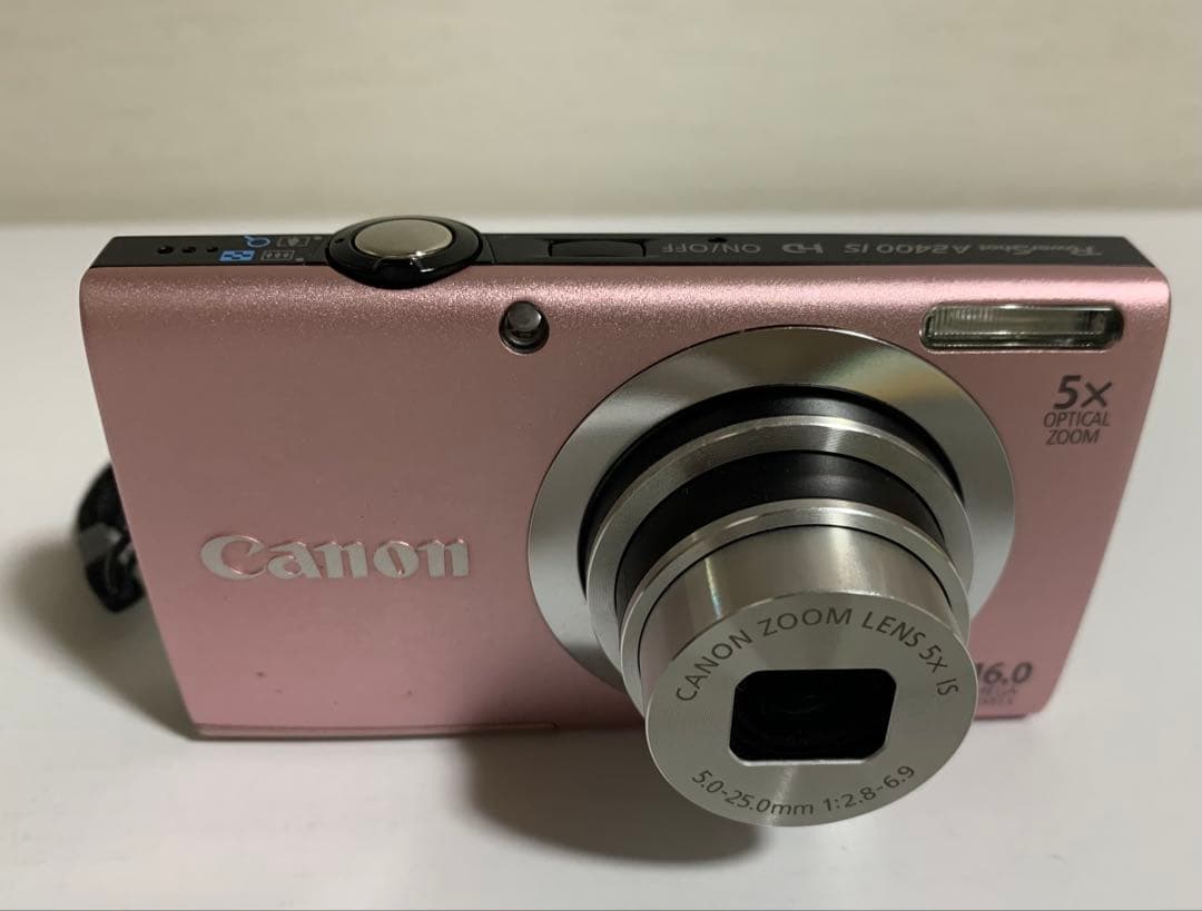 Canon 16.0MP ピンク コンパクトデジタルカメラ