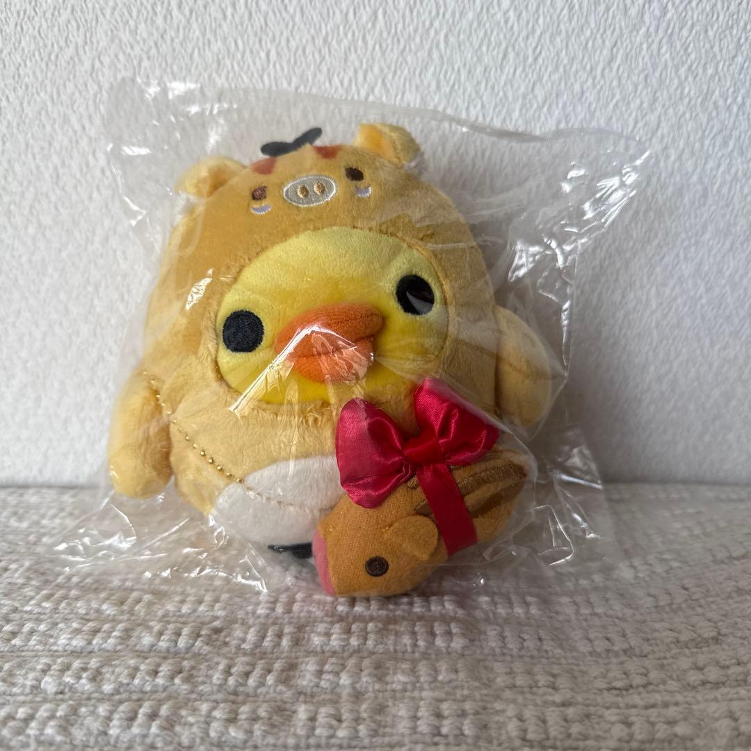 リラックマ　お正月ぬいぐるみ　2019 キイロイトリ　亥 リラックマ リラックマストア限定 お正月ぬいぐるみ キイロイトリ