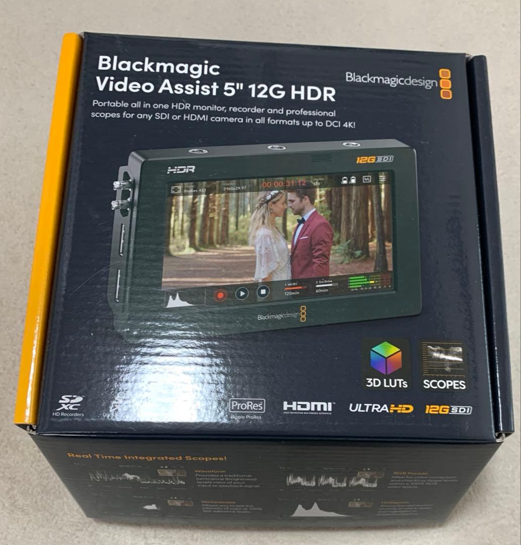 BlackmagicDesign モニター VideoAssist 5 12G Blackmagic Design Video Assist 5-inch 12G HDR Portable Monitor
