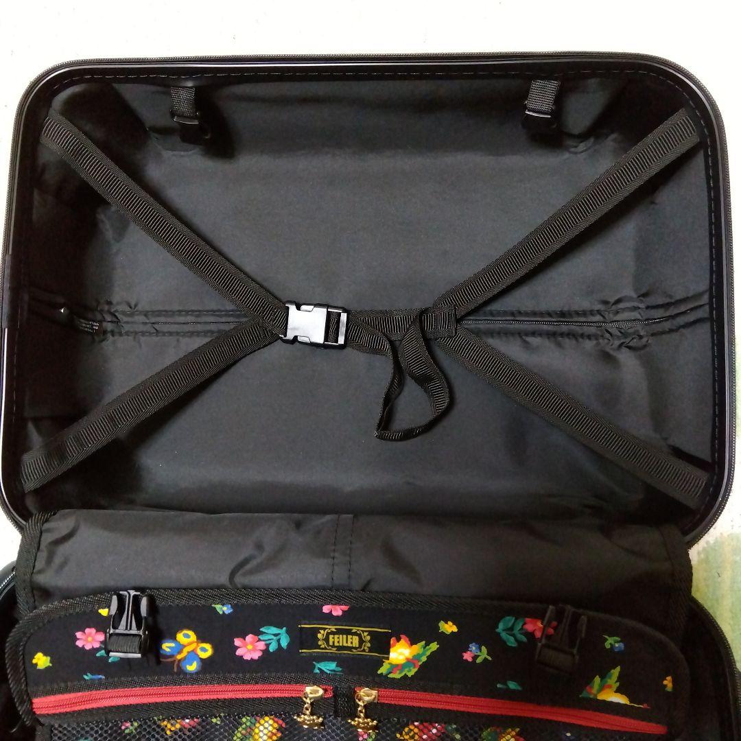 美品】フェイラー パラディス トローリーバッグ キャリーバック 黒 美