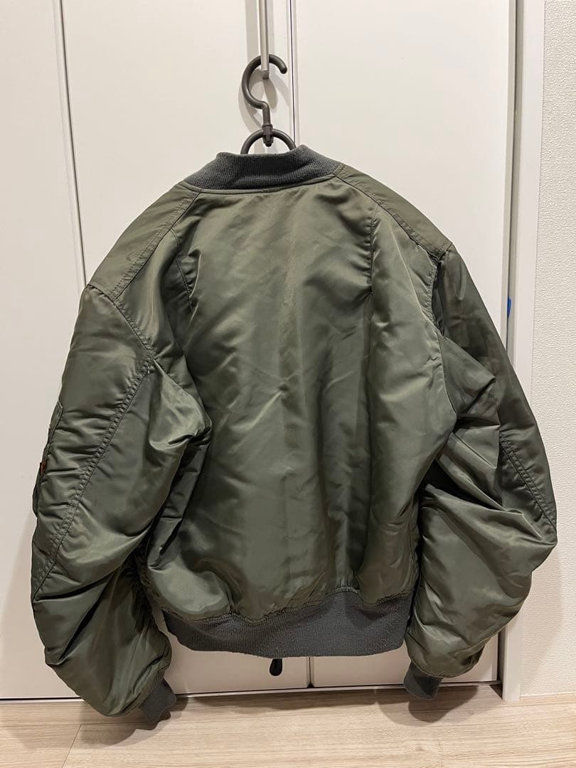 vintage ALPHA MA-1 USA製 90s M カーキ