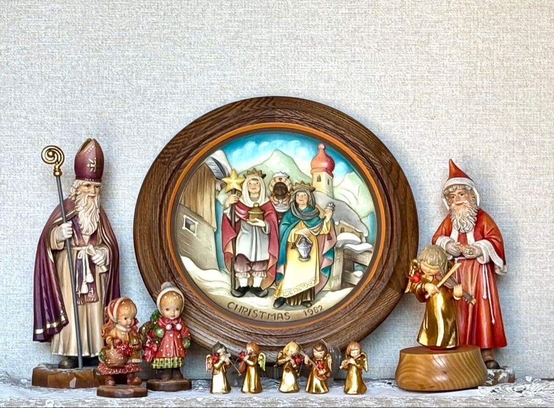 アンリ人形 ANRI 壁掛け 1982年 【クリスマスプレート】 - メルカリ