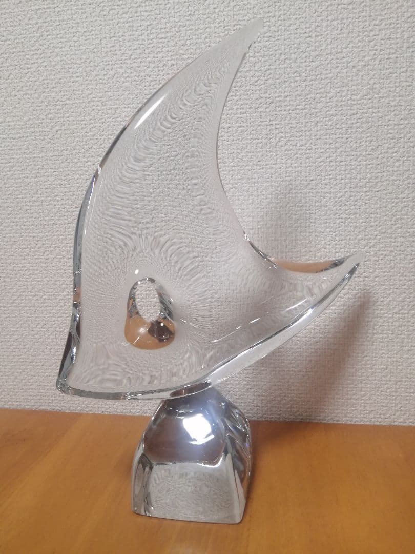 Daum France ドーム ガラスエンジェル天使白