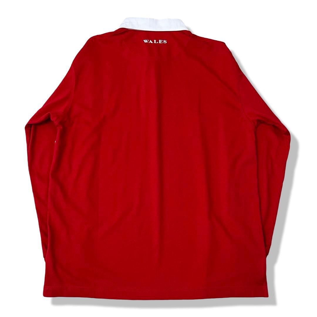 ラグビー ウェールズ代表 長袖 エンブレムロゴ ラガーシャツ L - メルカリ