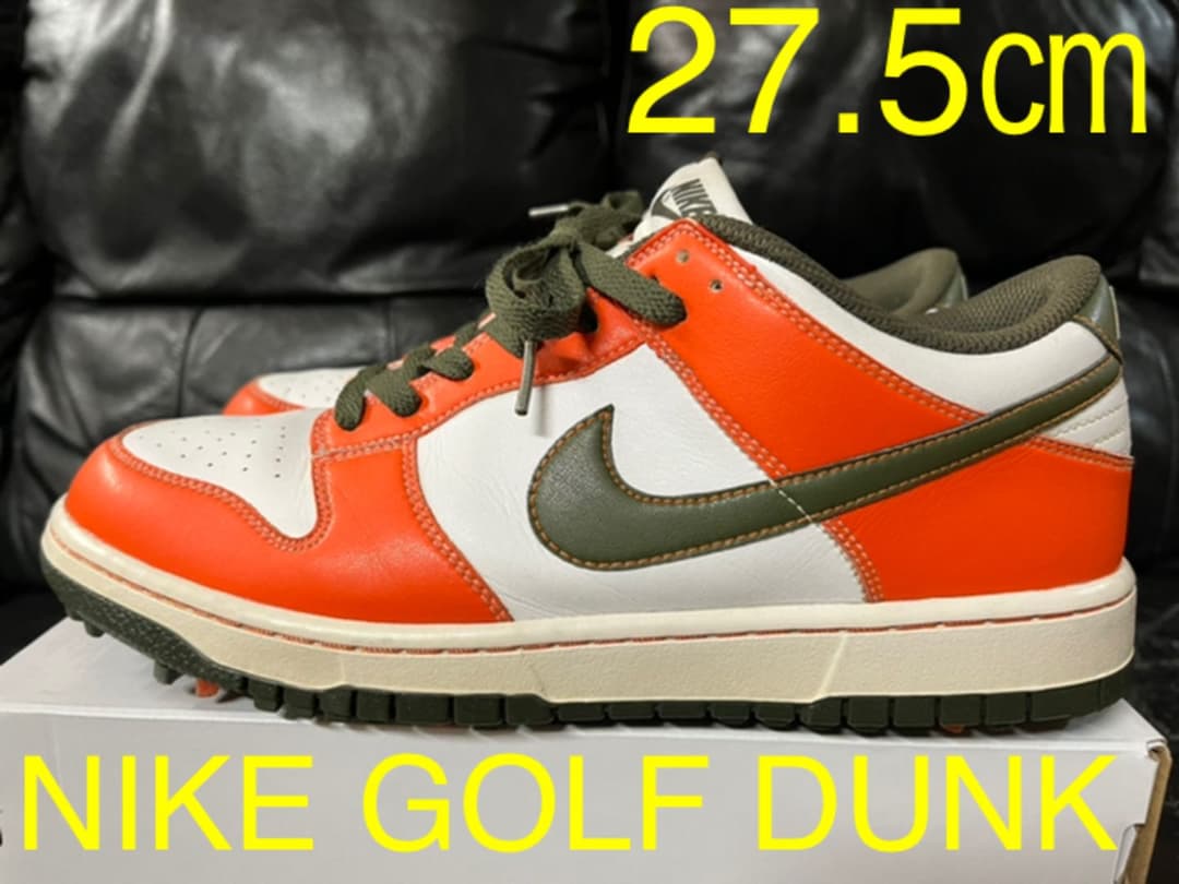 NIKE GOLF DUNK 27.5㎝ Nike Dunk Low Golf Black Light Blue Men's - 484294-001 - US