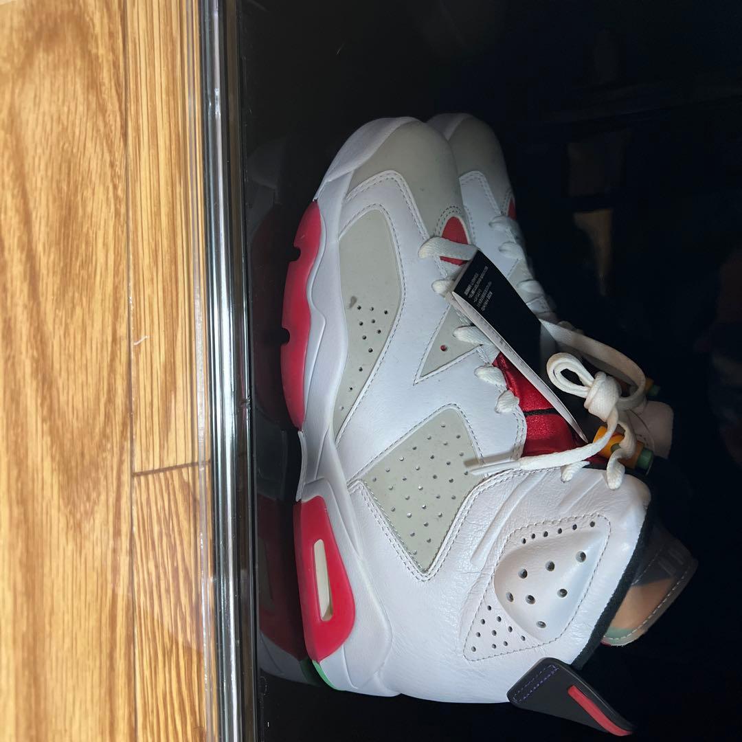 正規品 Nike Air Jordan 6 ホワイト/レッド/グレー - メルカリ