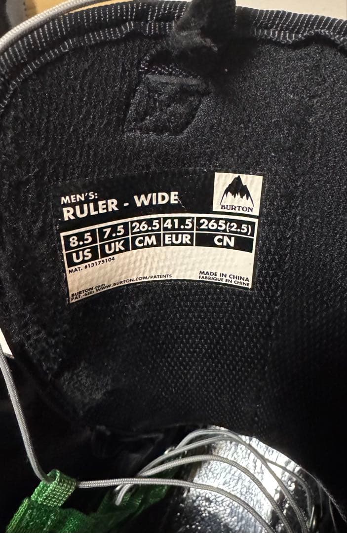 BURTON スノーボードブーツ RULER-WIDE バートン 26.5cm